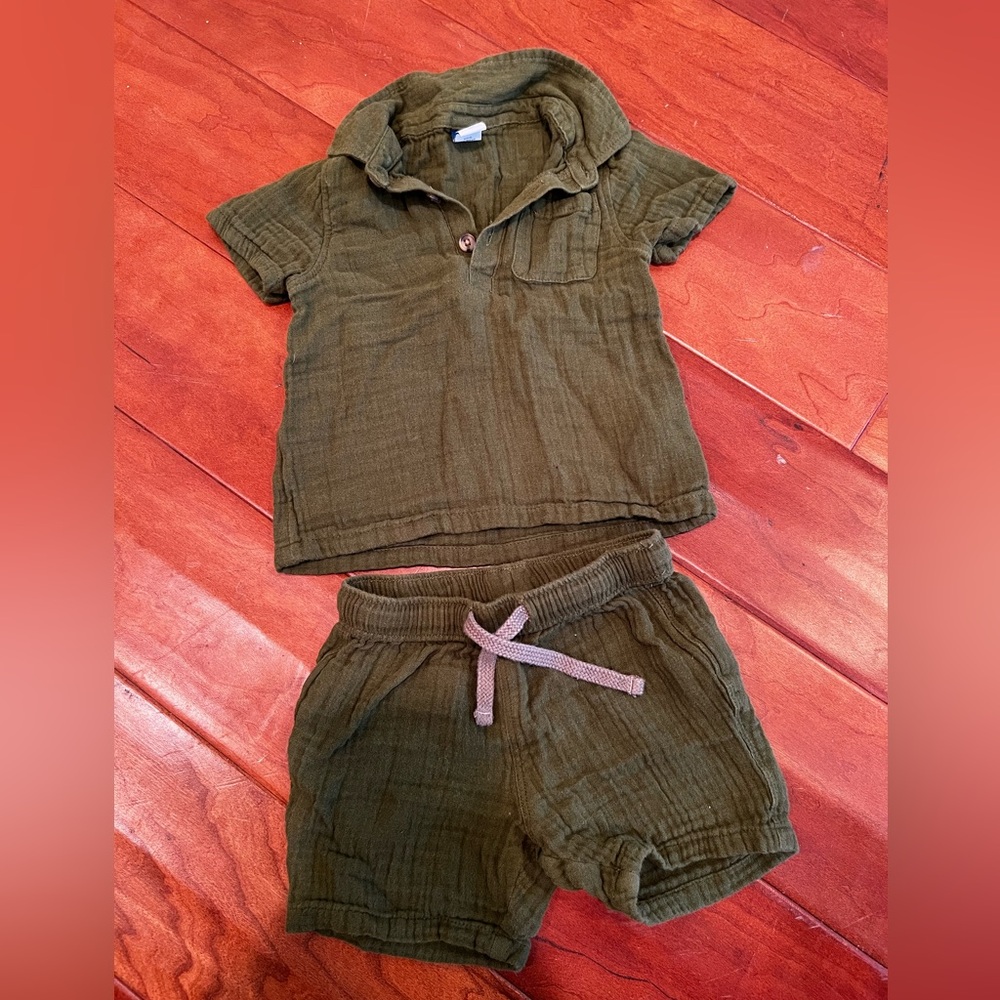 Old Navy Olive Two Piece Set